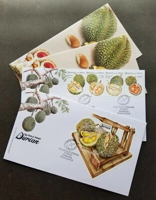 [SJ] Malaysia King Of Fruits Durian 2021 Food Tree (FDC pair *odd shape *unusual - Image 1 of 4