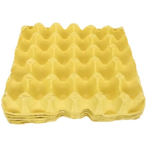 5pcs Pulp Fiber Egg Cartons Pulp Egg Cartons Pulp Fiber Egg Flats - Picture 1 of 12