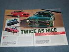 Pair of 1973 Pontiac Trans Am Resto-Mod Article "Twice as Nice" 