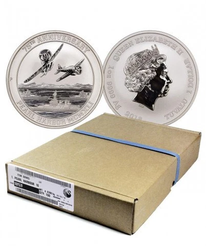 2016-P $1 Pearl Harbor 75th Anniversary Perth Mint 1 oz. .9999 Silver Coin Cover