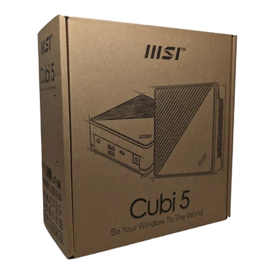 MSI Cubi 5 12M Barebone Mini PC mit Intel Core i3 Prozessor Iris Xe Graphics Neu - Bild 1 von 4