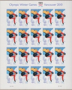 Scott 4436 - Winter Olympics Vancouver. Sheet Of 20. MNH. OG. #02 4436sh20 - Picture 1 of 1