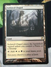Isolated Chapel MTG Innistrad Rare Land Slightly Played x1 OC4
