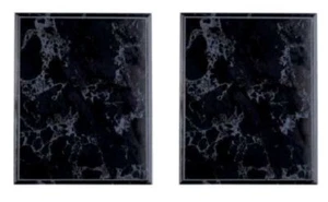 Pack of 2 Black Marble Finish Blank Wood Plaque 9" x 12" Only $11.99 each (PL07 - Picture 1 of 1