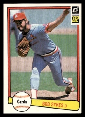 1982 Donruss #640 Bob Sykes St. Louis Cardinals Baseball card - Image 1 of 2