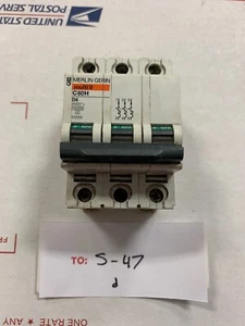 Disyuntor Merlin Gerin Multi9 C60H D6 400V 25200 nuevo 3 polos - Imagen 1 de 7