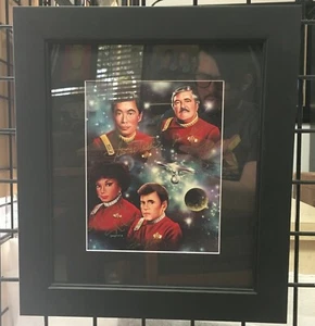 Star Trek Jose A Collado Print Signed by Takei, Nichols, Doohan, and Koenig - Picture 1 of 1