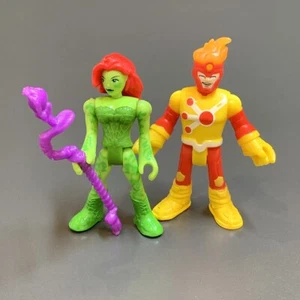 POISON IVY & FIRESTORM Fisher-Price  Imaginext DC Super Friends action figures - Picture 1 of 7