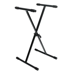 Support Clavier Réglable en Forme de X avec Pieds en Caoutchouc Réglables GFW-KEY... - Photo 1/9