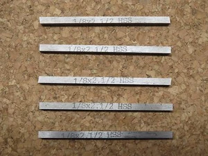 Menge 5 HSS 1/8" x 2-1/2" Werkzeug Bit - Bild 1 von 2