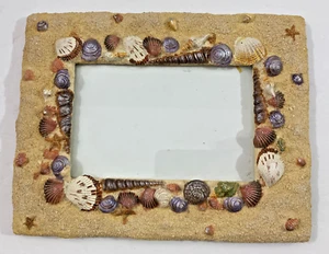 Muscheln Strand Thema Foto Bilderrahmen für 3,5"" x 5,5"" Foto - Bild 1 von 6