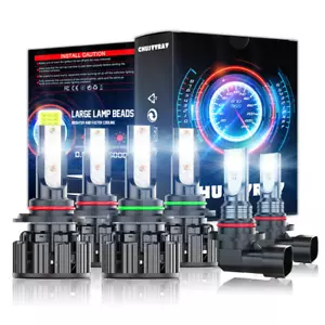 Faro LED + luces antiniebla A+ para GMC Canyon 2004-2012 Chevy Colorado - Imagen 1 de 13