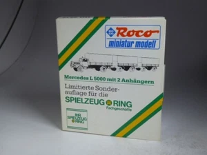 (GO-4) Roco Set 2835 Mercedes L 5000 mit 2 Anhängern in OVP - Bild 1 von 2