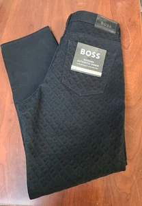 545 $ - Boss Anderson Relaxed Fit Jeans reine Baumwolle Denim in Schwarz - Größe 34 x 34 - Bild 1 von 13