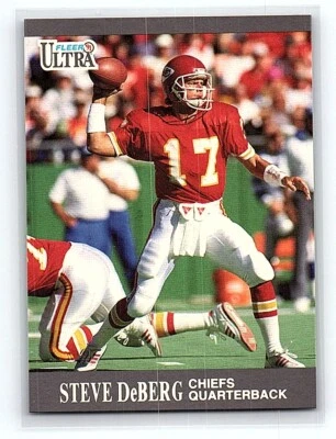 1991 Ultra Steve DeBerg Kansas City Chiefs #64 - Image 1 of 2