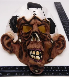 Soccer Head Zombie Halloween Rubber Mask Seasons Brand Monster - Picture 1 of 6