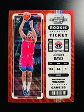 Johnny Davis 2022-23 Contenders Optic Asia Tmall Rookie Ticket Red Wave RC #13