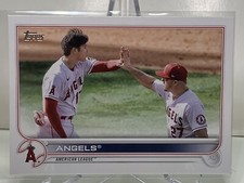 2022 Topps Series 1 Shohei Ohtani Mike Trout Card #159 Angels FREE SHIPPING