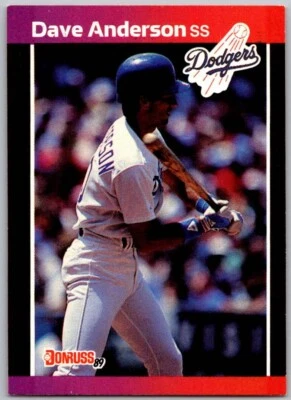 1989 Donruss - #434 Dave Anderson - Image 1 of 2