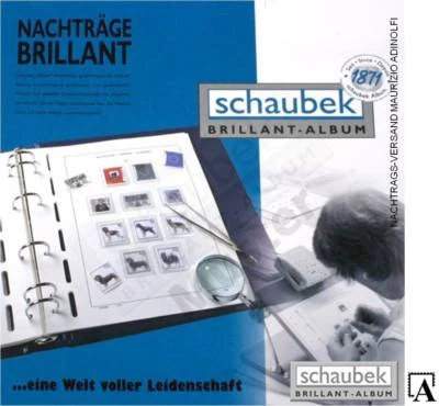 SCHAUBEK Nachtrag 2018 BRD Deutschland Zusammendrucke Brillant mit Taschen