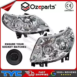 Set / Pair LH+RH Head Light Front Lamp For Fiat Ducato Van Gen 3 2007~2014 - Picture 1 of 6