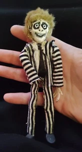 1:12 OOAK Beetlejuice Miniature Dollhouse Doll Fragile Missing Hand - Picture 1 of 2
