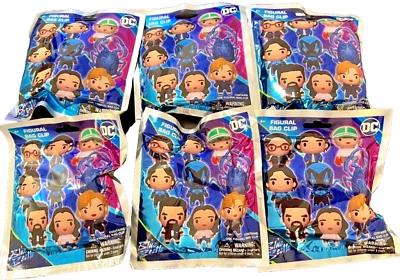LOTE 6 DC Blue Beetle 3D Figura Bolsa Clips Sellados Bolsas Ciegas Foto 1 de 3