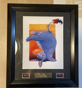 Eeyore Winnie The Pooh 10"x8" 35mm Film Cell Display Framed Limited edition - Picture 1 of 2