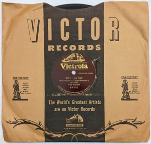 Victor 64902 Fritz Kreisler WHO CAN TELL one-sided 78 rpm 10" shellac 1920 - Picture 1 of 5