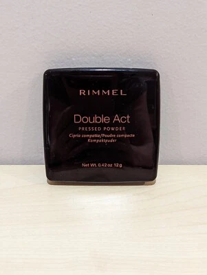 Rimmel Double Act Pressed Powder 004 Sandstorm .42 oz 12 g Discontinued  - Image 1 of 3