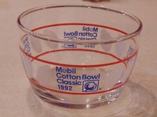 1992 Mobil Cotton Bowl Classic Football Peanut Candy Snack Dish Bowl