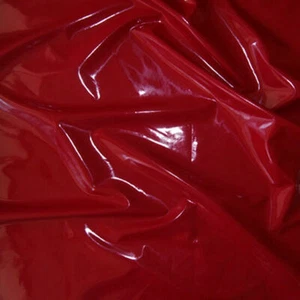 SHINY GLOSSY PVC VINYL PLEATHER GOTHIC FETISH CORSET LEGGINGS DANCE DARK RED 54" - Picture 1 of 12