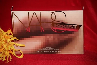 NARS NARSISSIST WANTED VELVET LIP GLIDE SET 6 SHADES IN BOX LIMITED ED AUTHENTIC - Image 1 of 2
