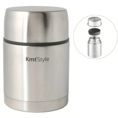 Thermos Portavivande termico per alimenti 750 ml acciaio inox caldo e freddo - Immagine 1 di 4