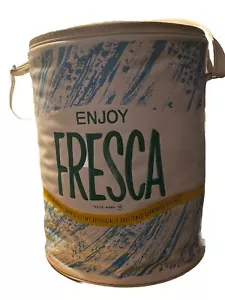 Vintage Windel Fresca Vinyl Round Cooler Round 1970’s 80’s Made In USA - Bild 1 von 8