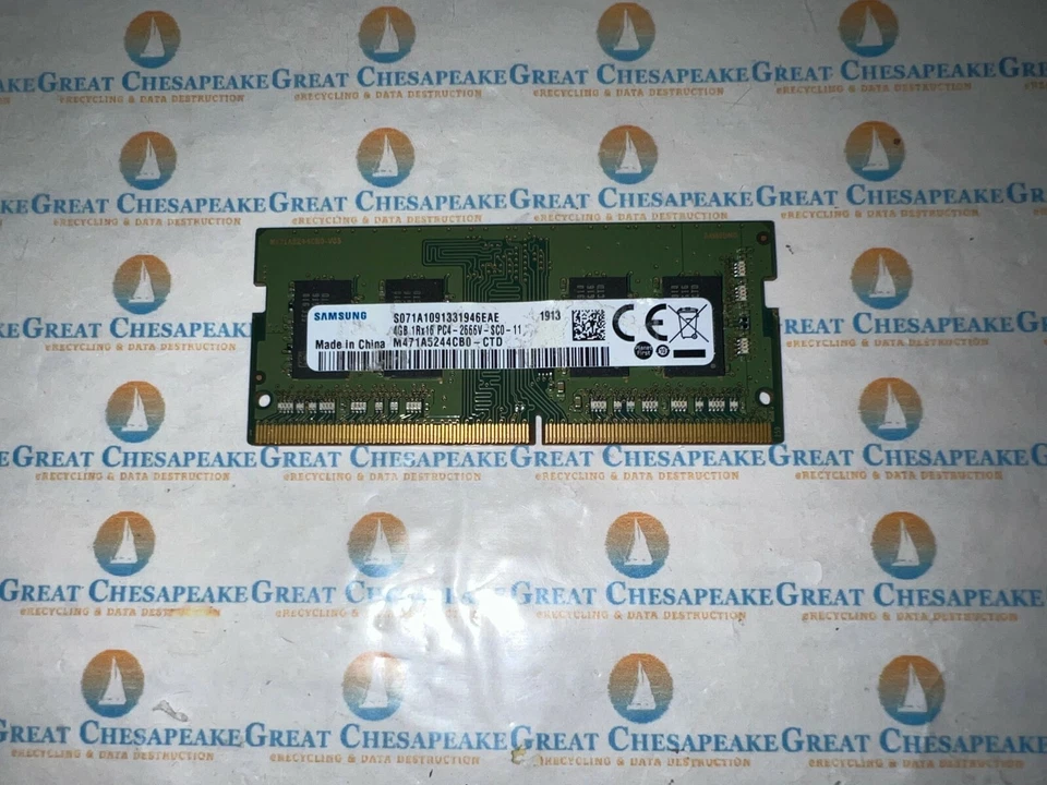 三星 M471A5244CB0-CTD 4GB SO-DIMM DDR4 SDRAM 内存已测试! — 第 1/1 张图片