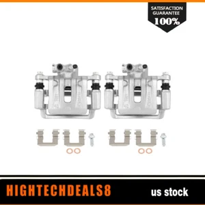 Rear Left Right Brake Calipers w/ Bracket Pair Fits for 2010-2017 GMC Terrain - Picture 1 of 7