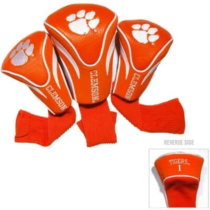 Clemson Tigers Golf Head Cover Set of 3 - Picture 1 of 1
