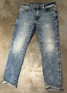 NWT American Eagle Men's AirFlex+ Slim Fit Classic Blue Jean【 33 x 30】 - Picture 1 of 10