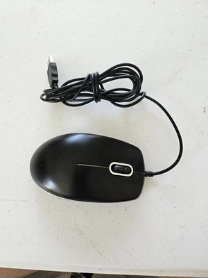 iMicro MO-9211U 9-Inch Ergonomic Design Cable USB Optical Mouse - Black - Image 1 of 2