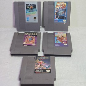 NES Game Lot Rad Racer 1 2 Double Dragon II Mickey Kings Beach Tested