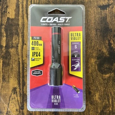 Coast Pocket Light Flashlight Handheld PX100 Detector Detecting UV Lightweight - Image 1 of 2