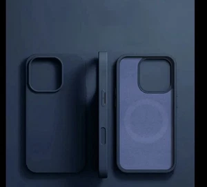 Luxurious Silicone Feel Magnetic Phone Case Suitable for Apple Iphone 16 pro - Picture 1 of 1