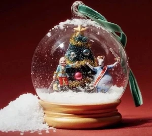 Anthropologie New York Ballett Schneekugel Ornament Nussknacker Maus König Kampf  - Bild 1 von 6