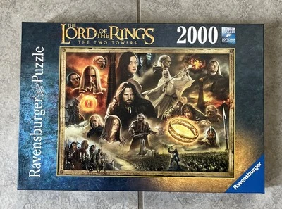 Ravensburger Lord of the Rings TWO TOWERS 2000 piece Jigsaw Puzzle #172948 NEW! - Image 1 of 2