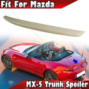 2016-2025 Fit For Mazda MX5 MX-5 Miata 4th 2D Trunk Spoiler RF GS-P GX Unpainted - Picture 1 of 6