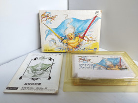 Final Fantasy 3 FF3 w/Box and Manual Famicom FC SQUARE JAPAN ver.