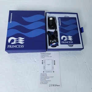 Princess Cruise Line Kartenlautsprecher 2025 Neu mit Schlüsselband USB C Kabel MicroSD Slot - Bild 1 von 5