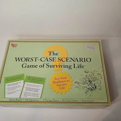 The Worst-Case Scenario Survival Game Board Game 2006 Complete University Games - Image 1 of 4