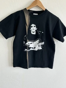 Camisa De Colección Lou Reed Juvenil Mediana Negra Con Diseño Blanqueador Camiseta Manga Corta 2003 - Imagen 1 de 7